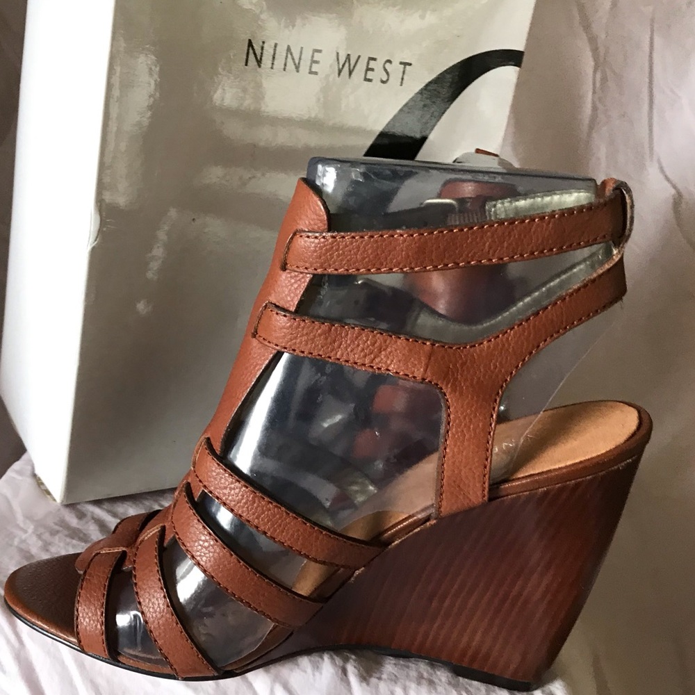 NINE WEST HEECH LIGHT BROWN LEATHER
